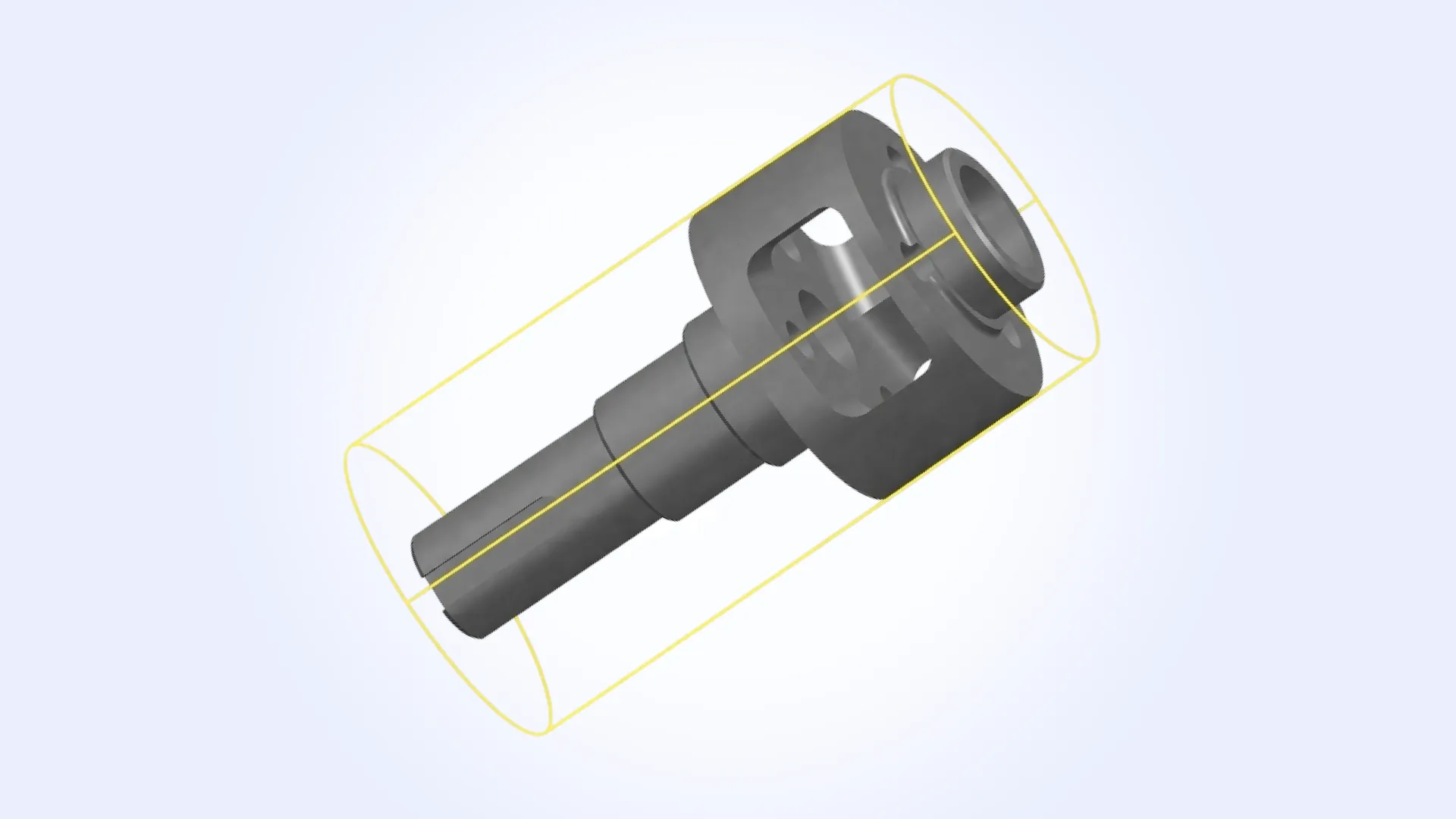 Support for computing oriented bounding cylinders