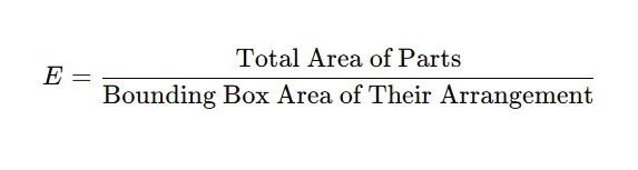Placement Efficiency formula Placement Efficiency formula