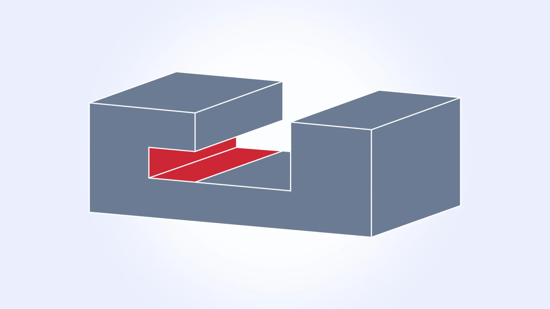Undercuts unreachable by standard tools (CNC machining)