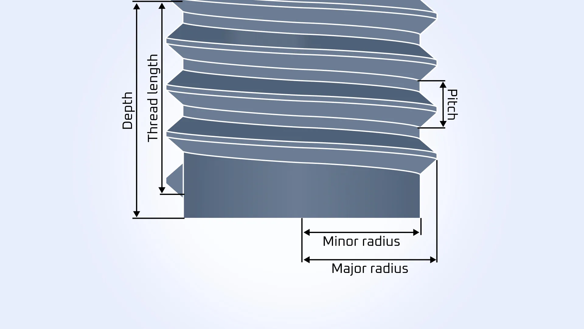 New threaded hole feature for CNC machining